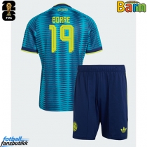 Colombia Rafael Santos Borre #19 Bortedraktsett Barn VM 2026 Kortermet (+ Korte bukser)